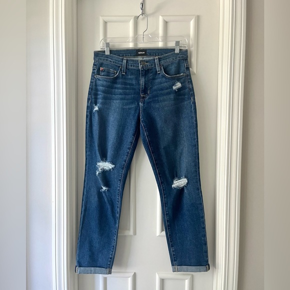 Hudson Natalie Midrise Slim Boyfriend Medium Wash Jean - Picture 1 of 5